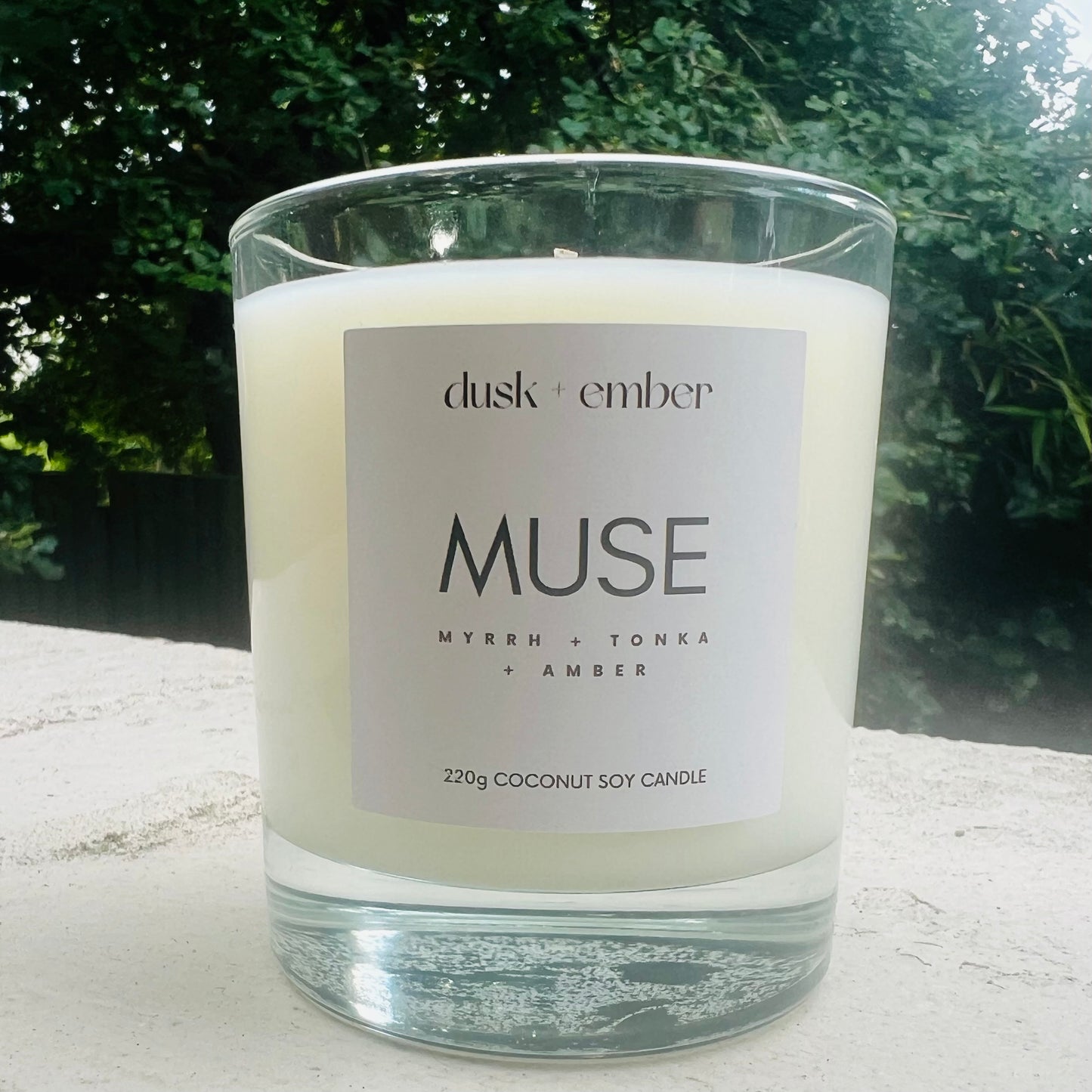 Muse - 220g Glass Candle