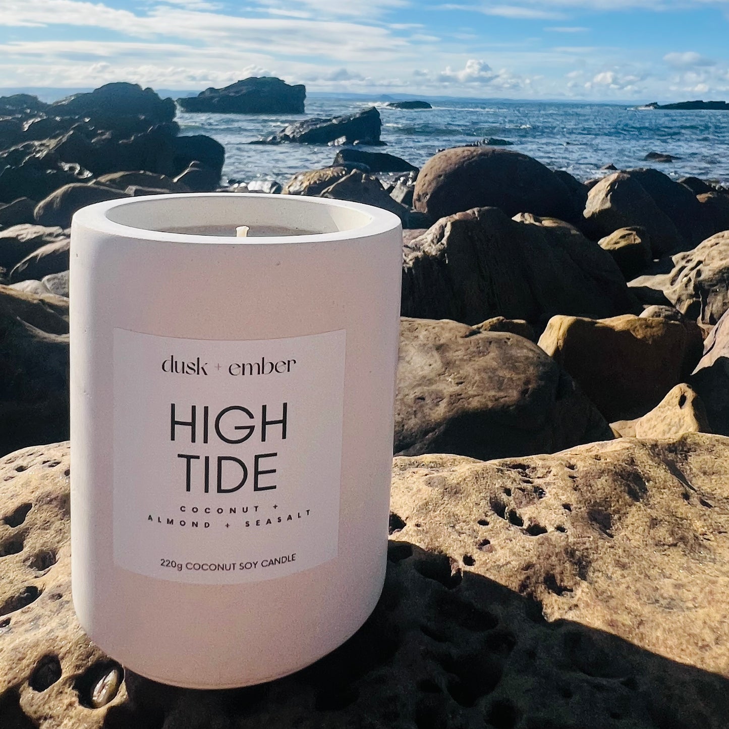 High Tide - 220g Concrete Candle