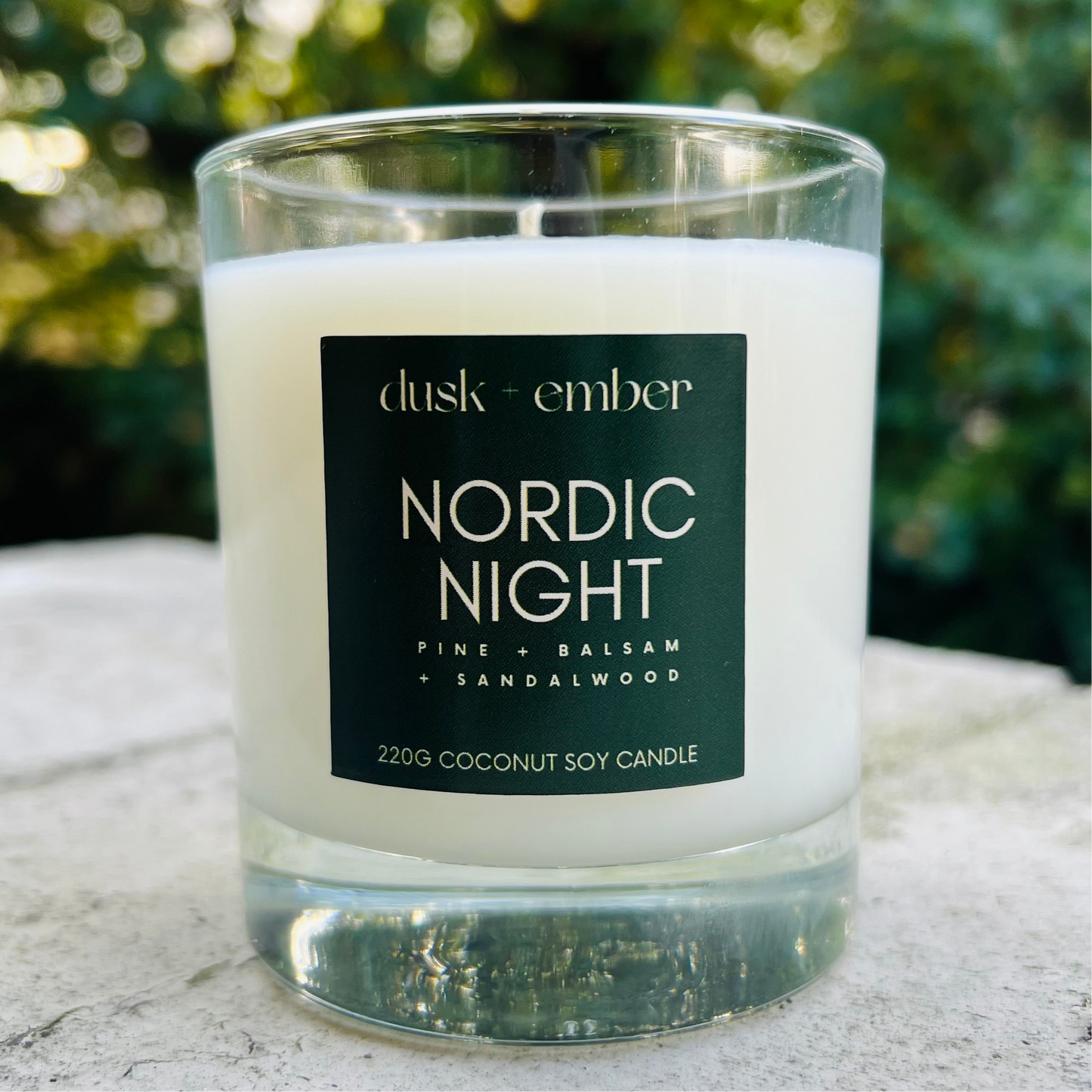 Nordic Night - 220g Glass Candle